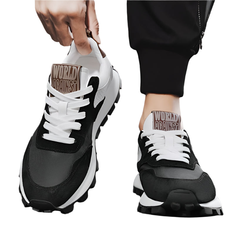 Mens EVA Low Top Lace Up Round Toe Running Trainers