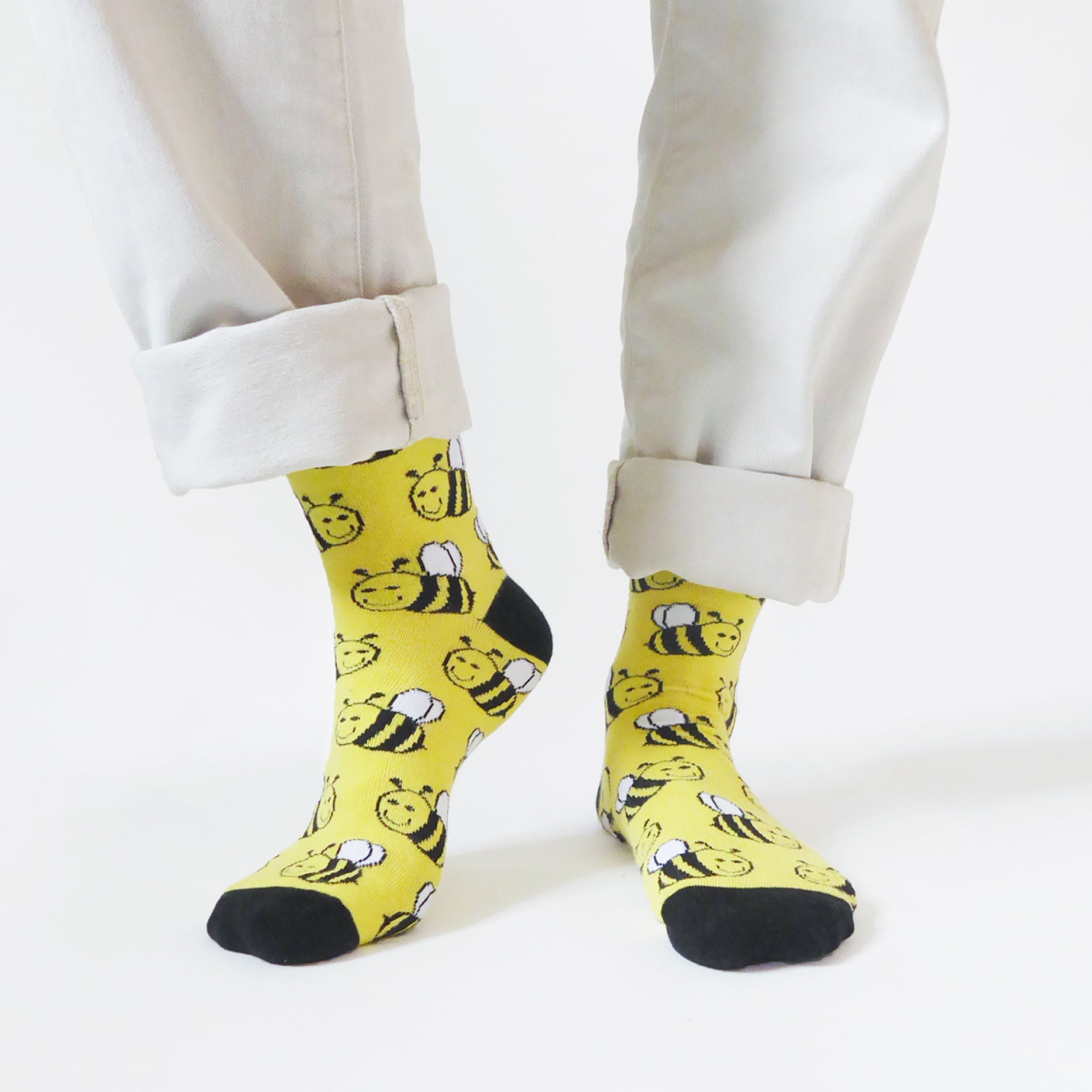 Bare Kind Yellow Lover 5 Bamboo Sock Set