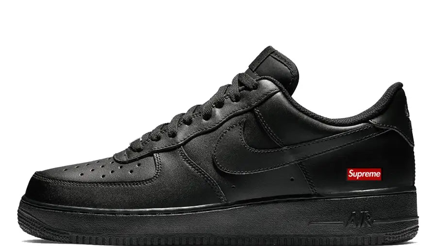Nike Air Force 1 Supreme Black Trainers