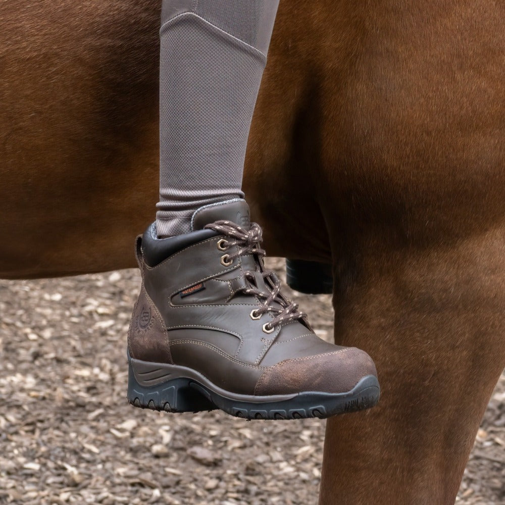 Bareback Footwear Blair Storm Waterproof Jodhpur Boots Brown