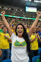 Brazil World Cup 2026 T-Shirt - Bold Graffiti Flag Design by StayClothed.com