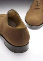 Hugs & Co Mens Brown Suede Brogues Welted Leather Sole