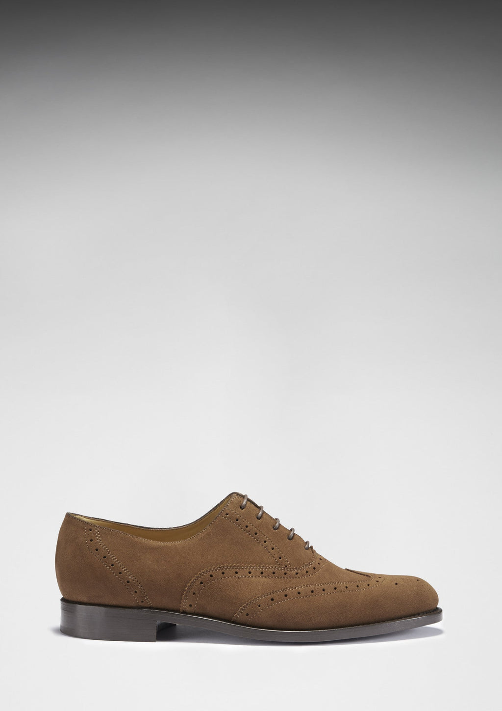 Hugs & Co Mens Brown Suede Brogues Welted Leather Sole