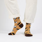 Bare Kind Save the Brown Cat Bamboo Socks