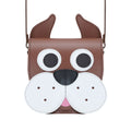Zatchels Buster Dog Handmade Leather Bag front view