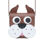 Zatchels Buster Dog Handmade Leather Bag front view