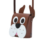Zatchels Buster Dog leather bag side view