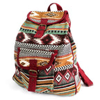 JNS-02 Chocolate Jacquard Nepal Style Backpack