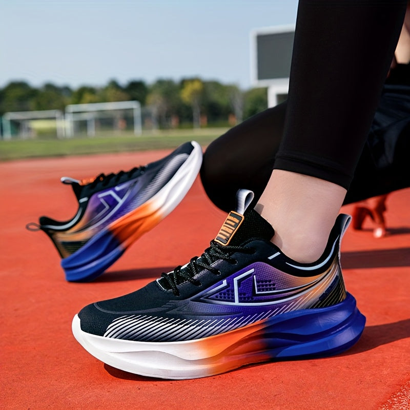 Mens Lightweight Low Top Round Toe Running Trainers
