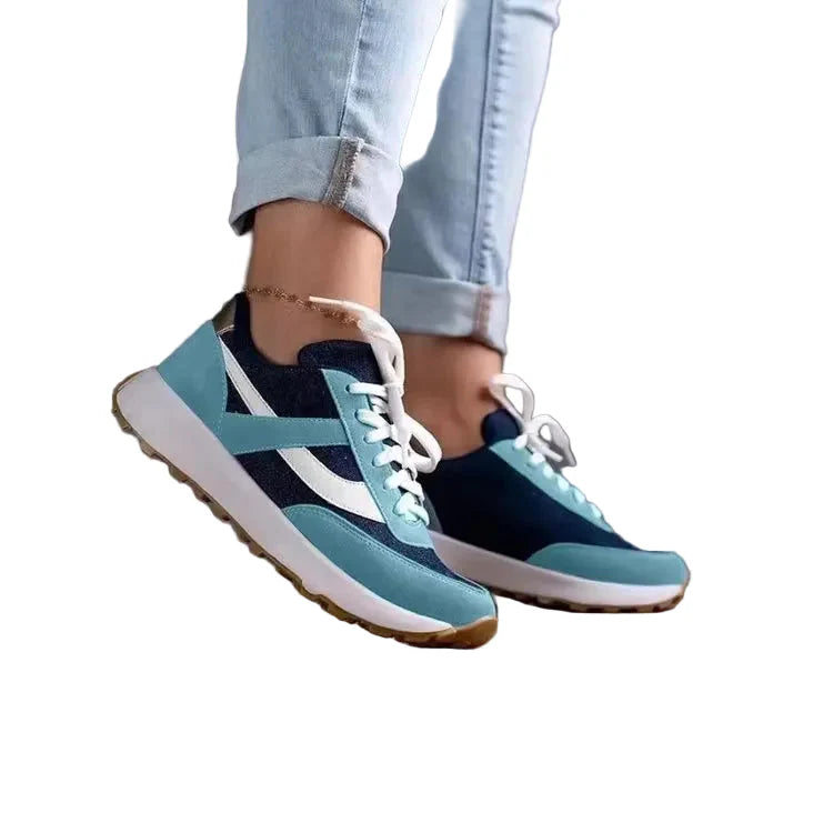 Breathable Mesh Lightweight Round Toe Trainers