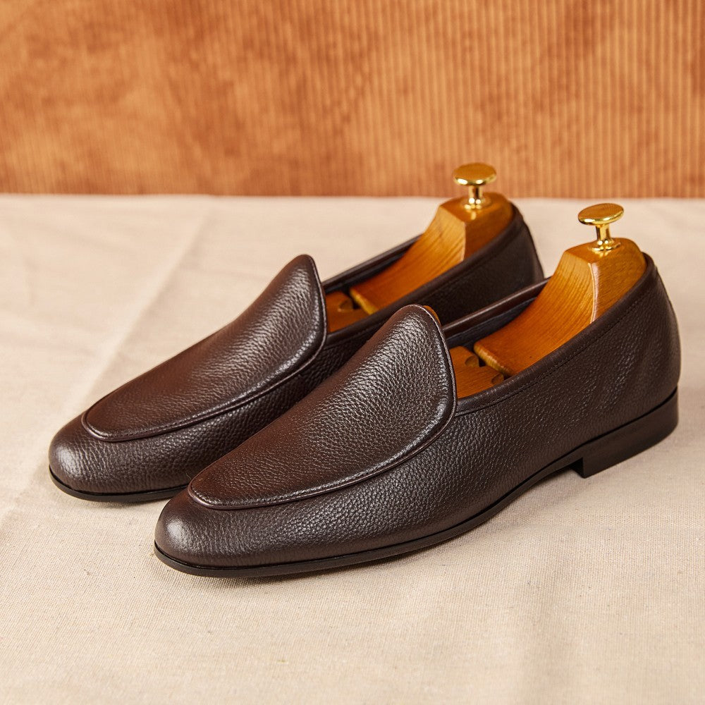 Leather Slip On Shoes