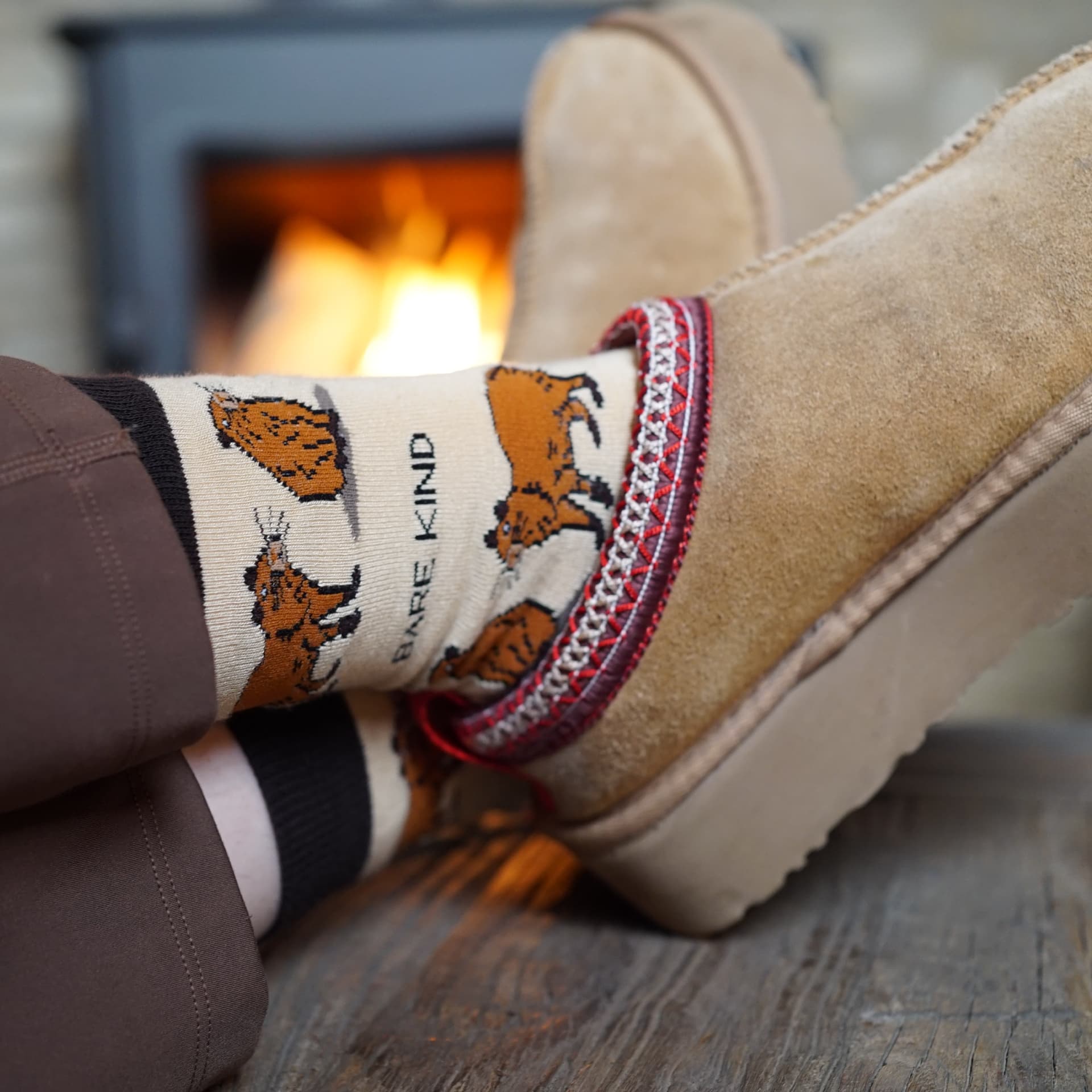 Bare Kind Save the Capybara Bamboo Socks