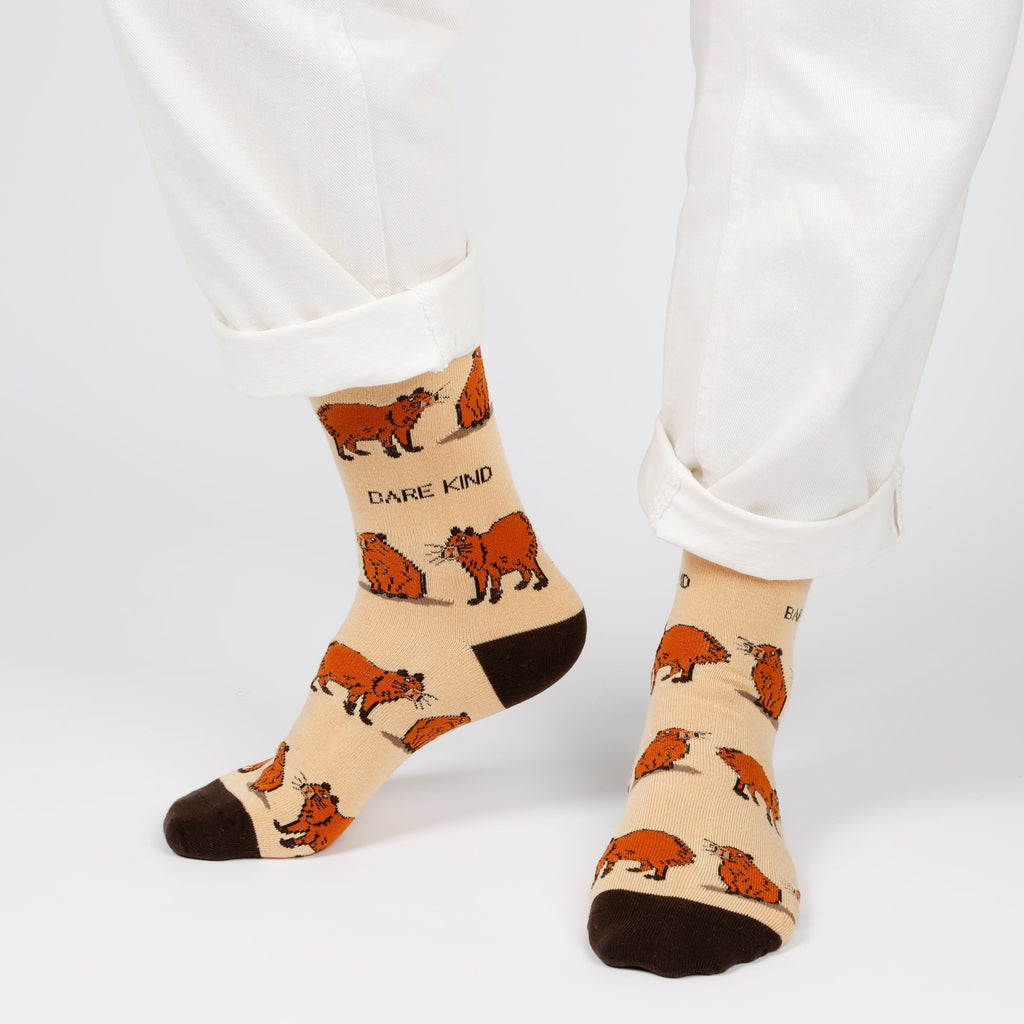 Bare Kind Save the Capybara Bamboo Socks