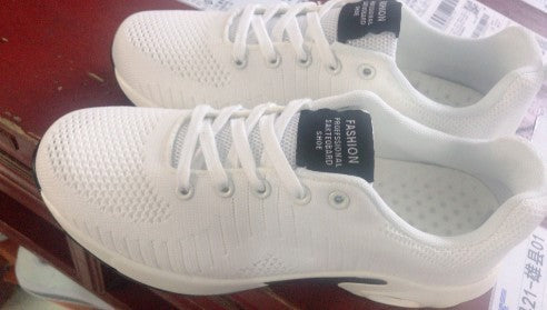 Womens Breathable Mesh Lightweight Lace Up Round Toe Running Trainers