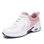 Womens Breathable Mesh Lace Up Round Toe Running Trainers