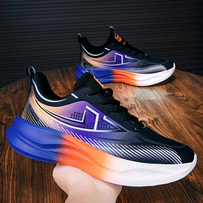 Mens Lightweight Low Top Round Toe Running Trainers