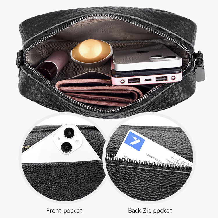 Womens Small Square Crossbody Bag With Wide Strap