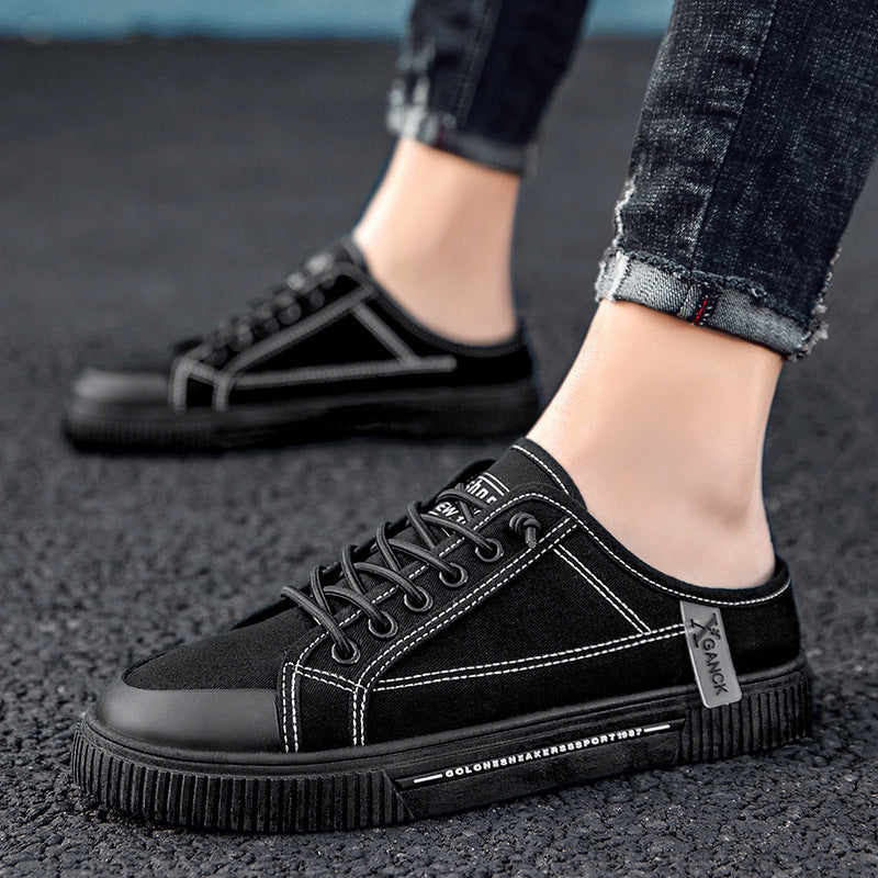 Mens Breathable Mesh Non Slip Low Top Round Toe Trainers