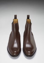 Hugs & Co Mens Brown Leather Chelsea Boots Welted Leather Sole