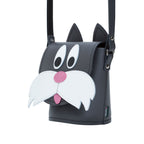 Zatchels Chester Cat leather bag side view