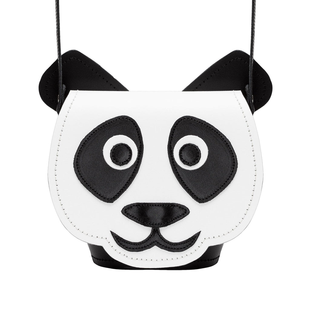 Zatchels Chi Chi Panda Handmade Leather Bag front view
