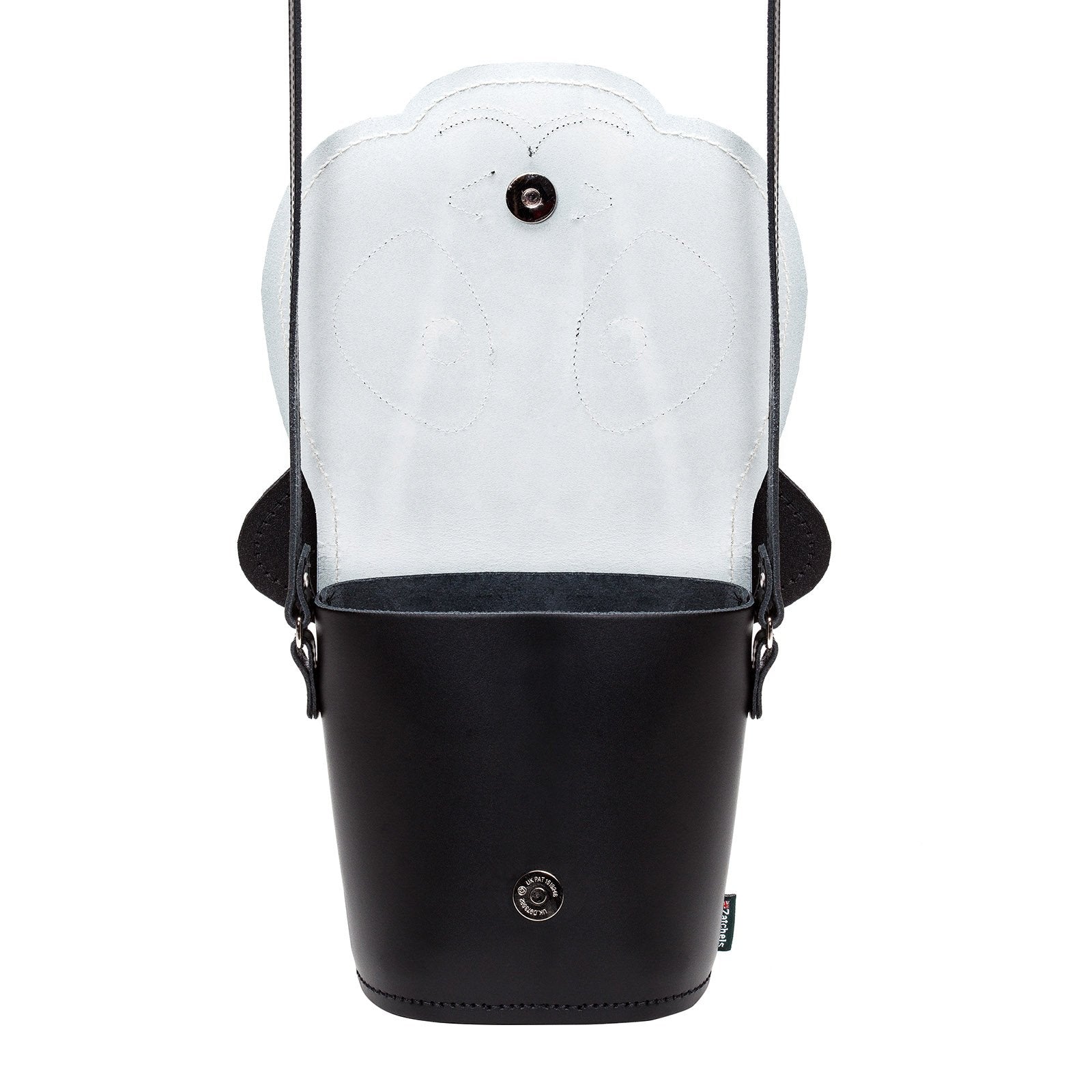 Zatchels Chi Chi Panda leather bag open view