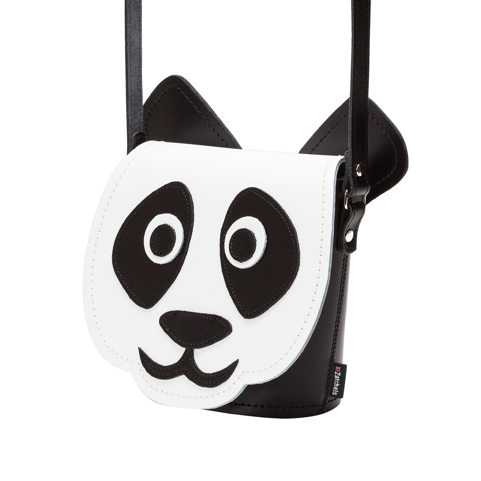 Zatchels Chi Chi Panda leather bag side view
