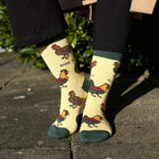 Bare Kind Save the Chickens Bamboo Socks