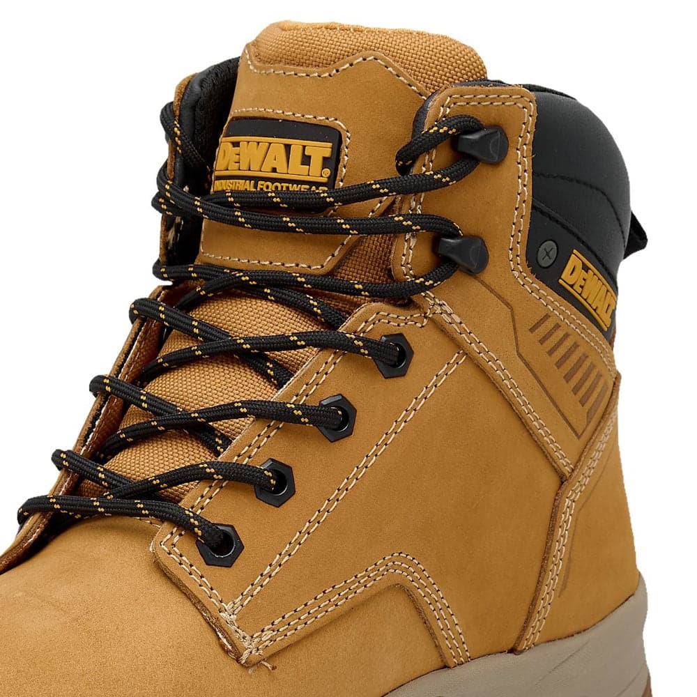 DeWalt Cranson 5" Nubuck Leather Safety Work Safety Boots Wheat