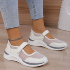 Womens Breathable Mesh Round Toe Trainers
