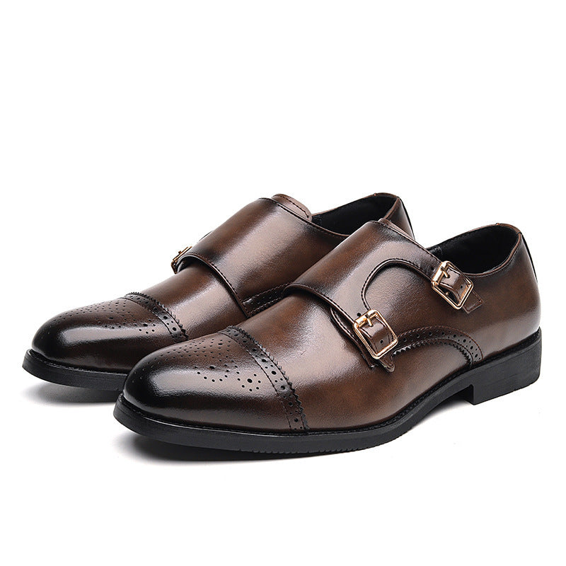 Mens Leather Low Top Shoes