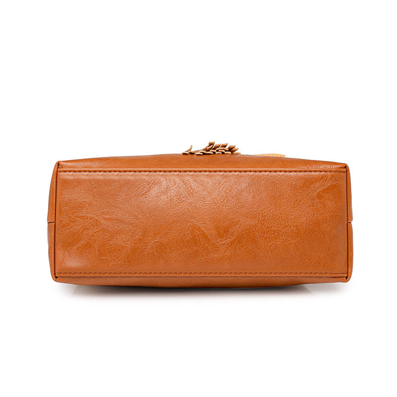 Womens Retro Bucket Shoulder Messenger Bag