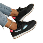 Breathable Mesh Lightweight Round Toe Trainers