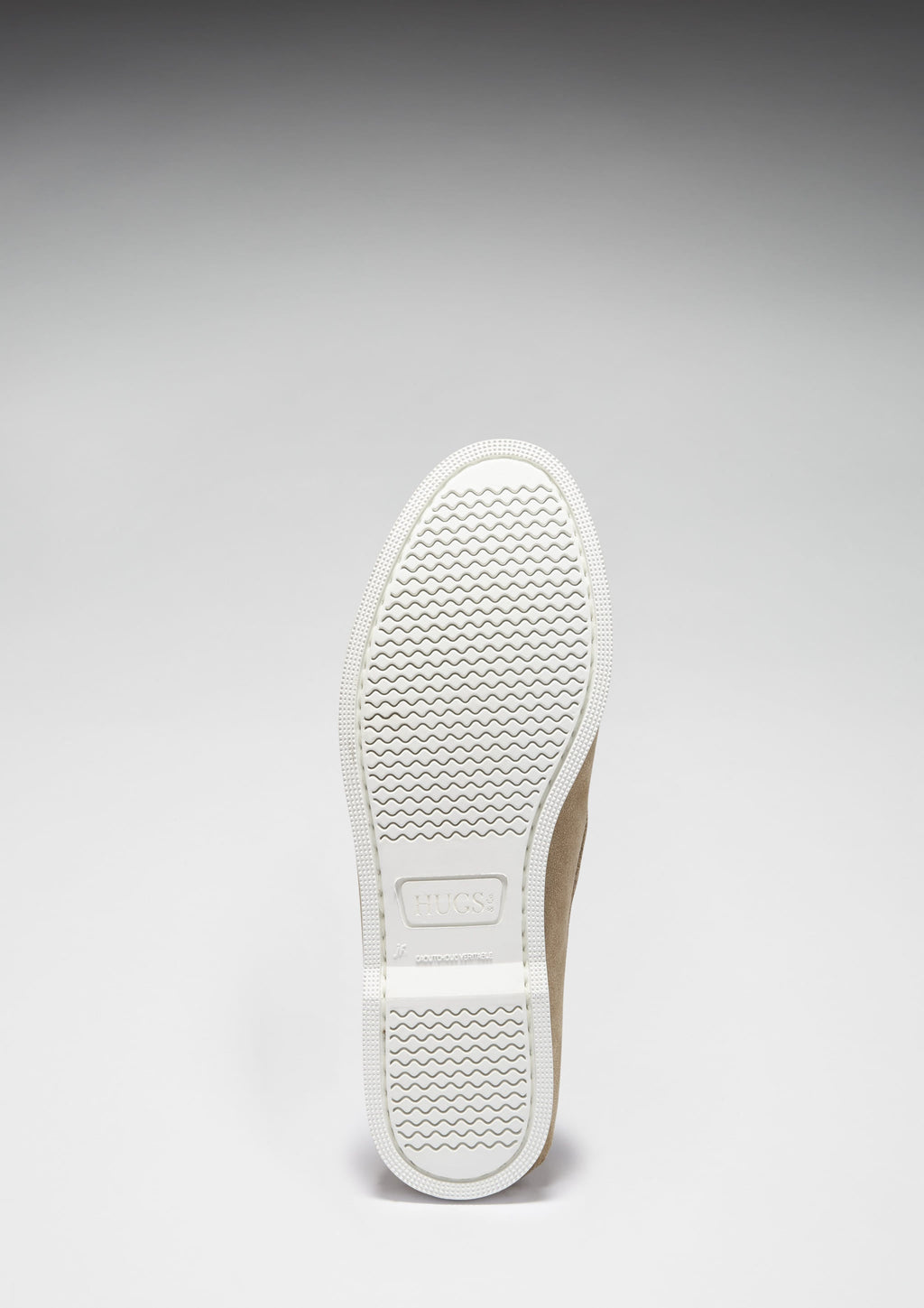 Hugs & Co Mens Deck Shoes Taupe Suede
