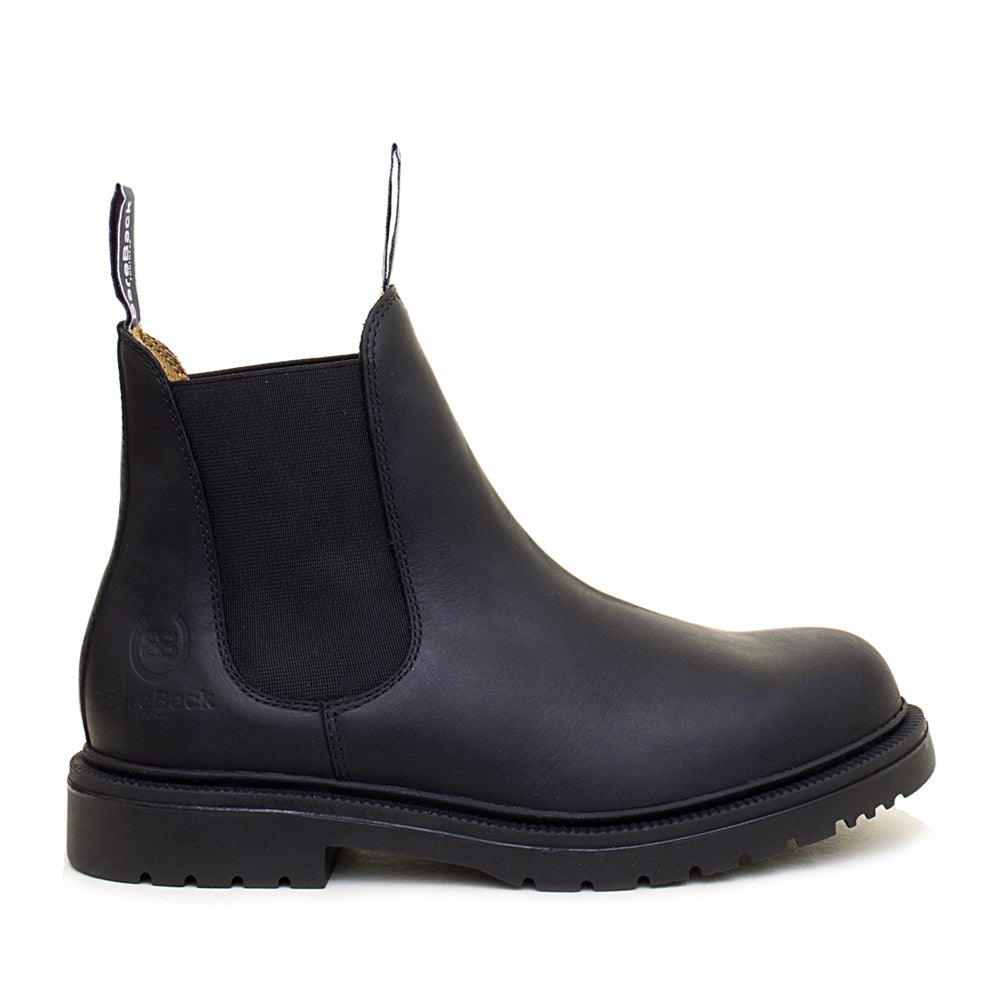 Bareback Footwear Detroit Steel Toe Cap Work Boots Black