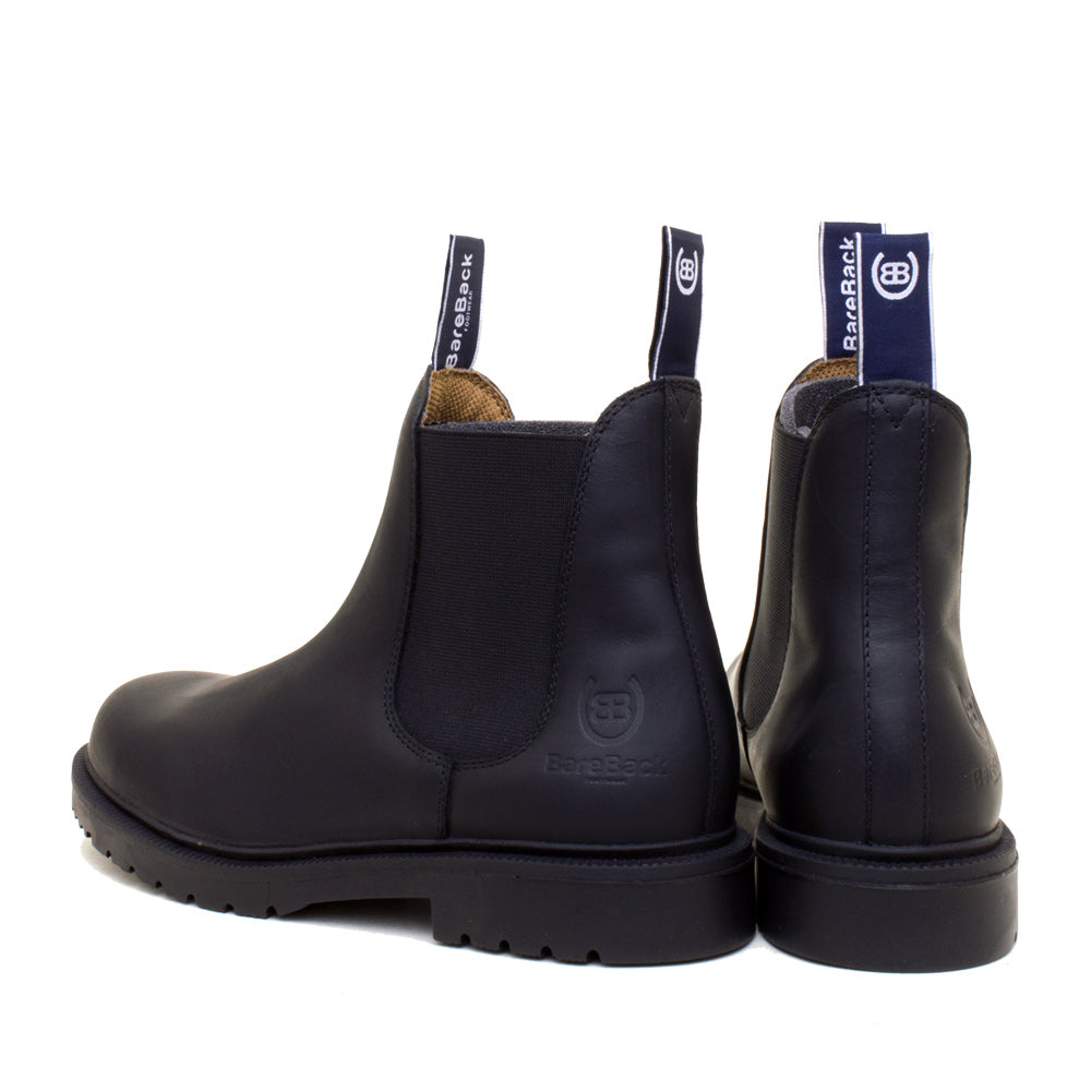 Bareback Footwear Detroit Steel Toe Cap Work Boots Black