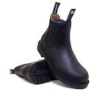Bareback Footwear Detroit Steel Toe Cap Work Boots Black