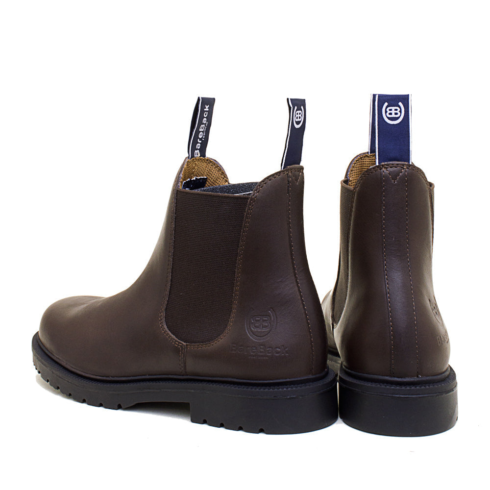 Bareback Footwear Detroit Steel Toe Cap Work Boots Brown