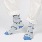 Bare Kind Save the Dolphin Bamboo Socks