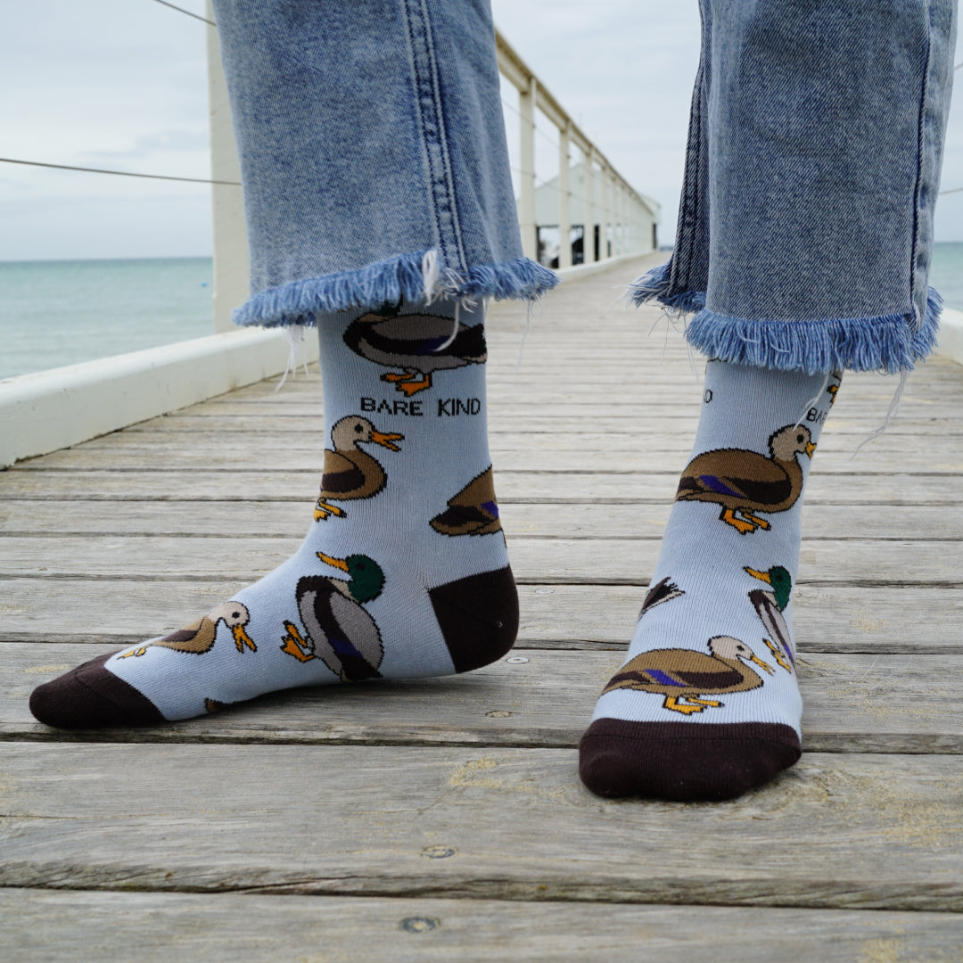 Bare Kind Ducks Bundle of 2 Bamboo Sock Set