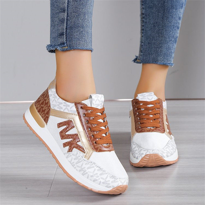 Large Size Womens Shoes Casual Sports Shoes Color Muffin