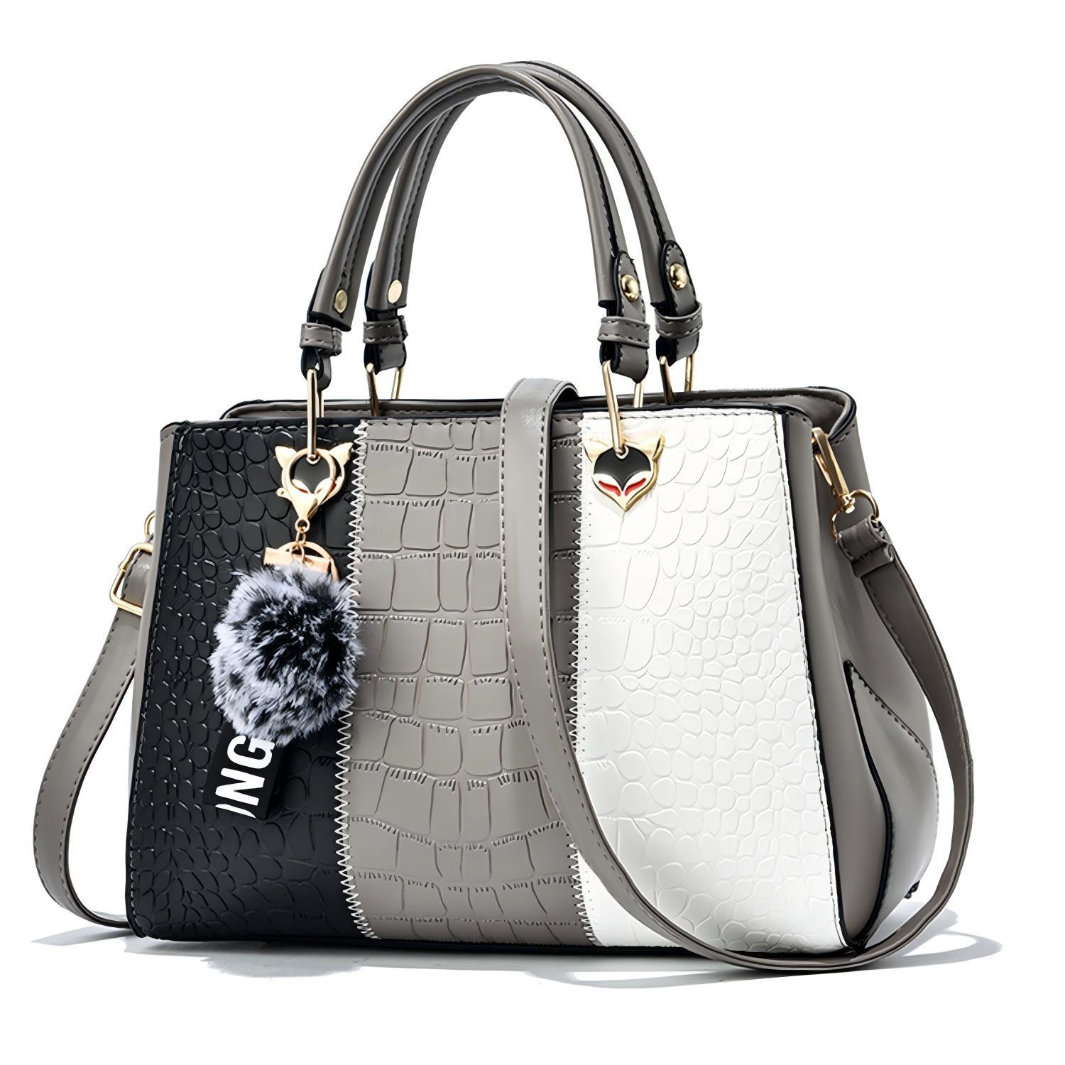 Womens Wave Shoulder Messenger Tote Bag