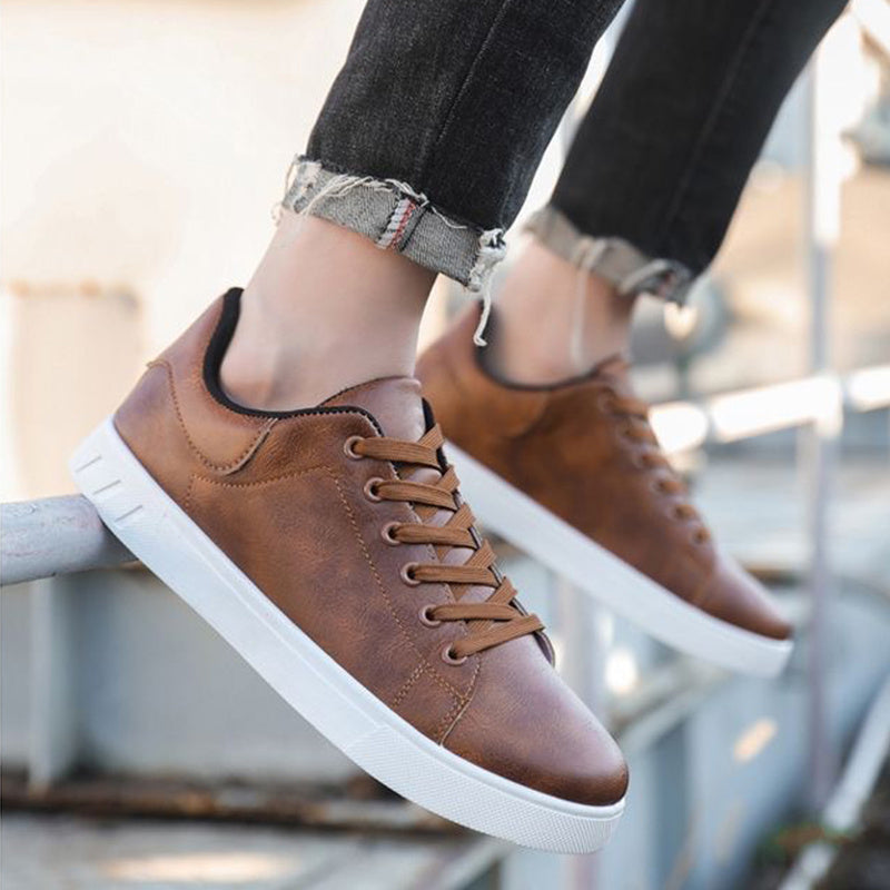 Mens Breathable Mesh Low Top Lace Up Round Toe Trainers