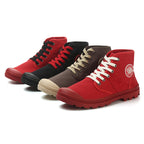 Canvas Wedge Heel Trainers