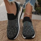 Womens Breathable Low Top Slip On Slippers