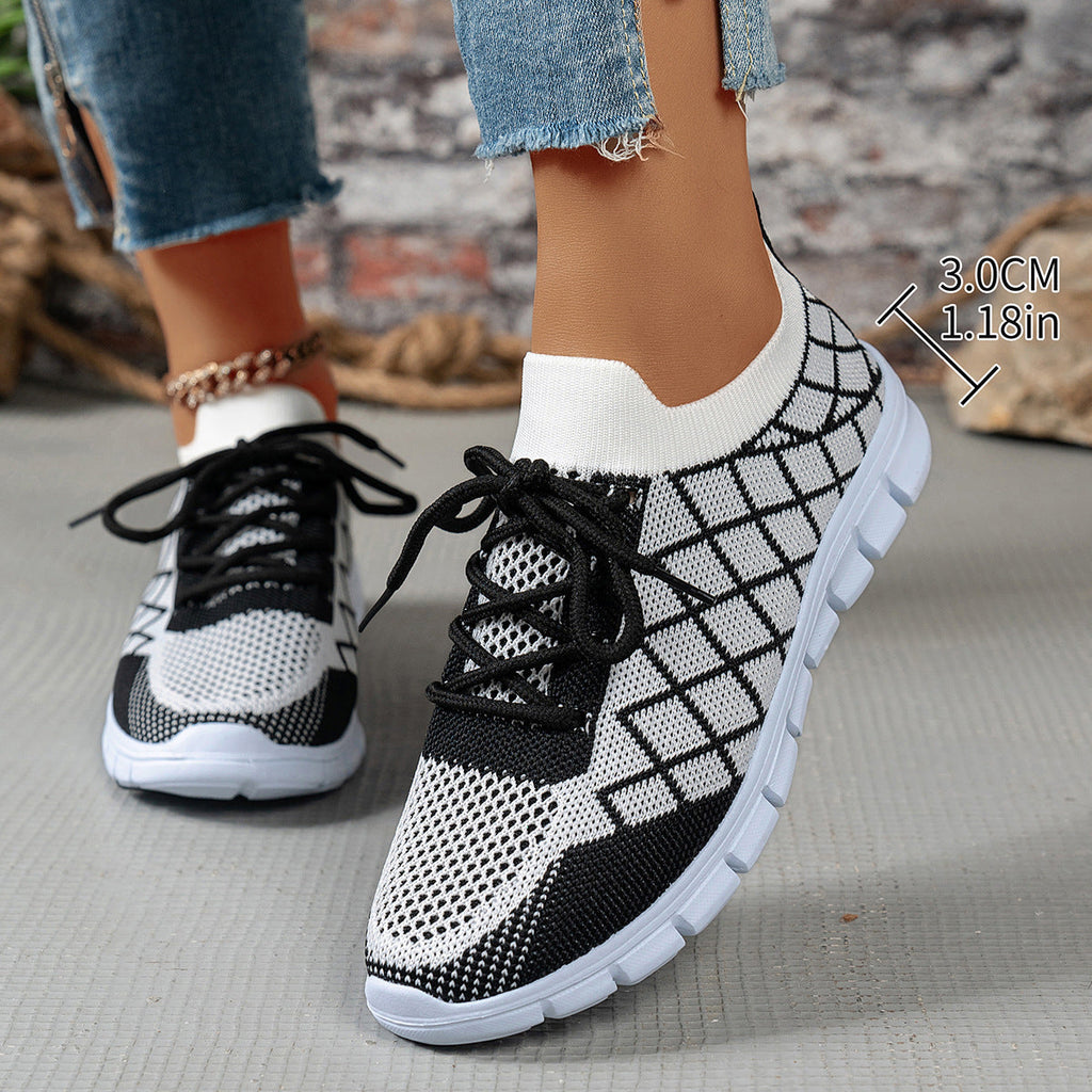 Womens EVA Breathable Lightweight Cushioned Running Trainers