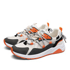 Breathable Mesh Lightweight Platform Round Toe Running Trainers