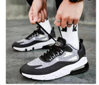 Mens Leather Breathable Running Trainers