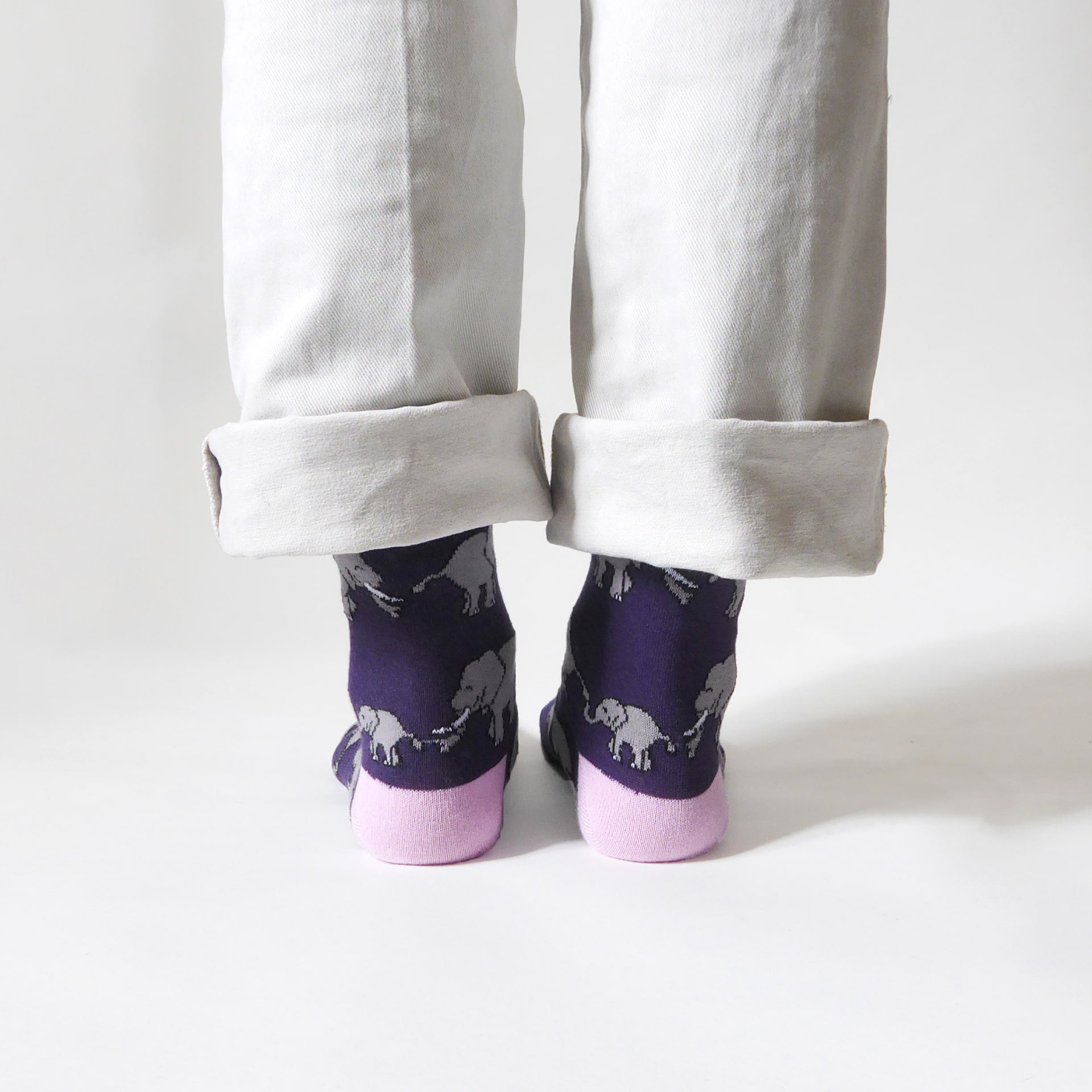 Bare Kind Save the Elephants Bamboo Socks