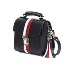Zatchels British Edit Sugarcube leather handbag side view